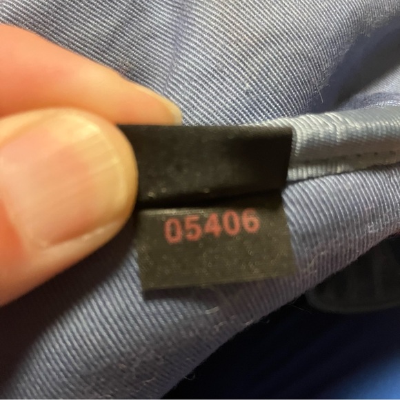 TUMI Wool Leather Trim Circle Print Tote Bag - Picture 14 of 16